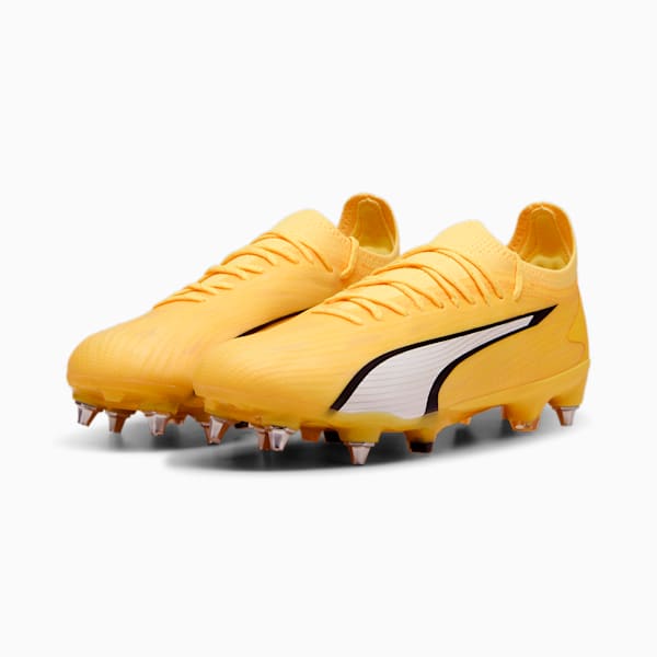 ULTRA ULTIMATE MxSG Men's Football Boots, Yellow Blaze-PUMA White-PUMA Black, extralarge-GBR