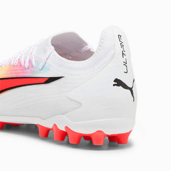 ULTRA ULTIMATE MG Men's Football Boots, PUMA White-PUMA Black-Fire Orchid, extralarge-GBR