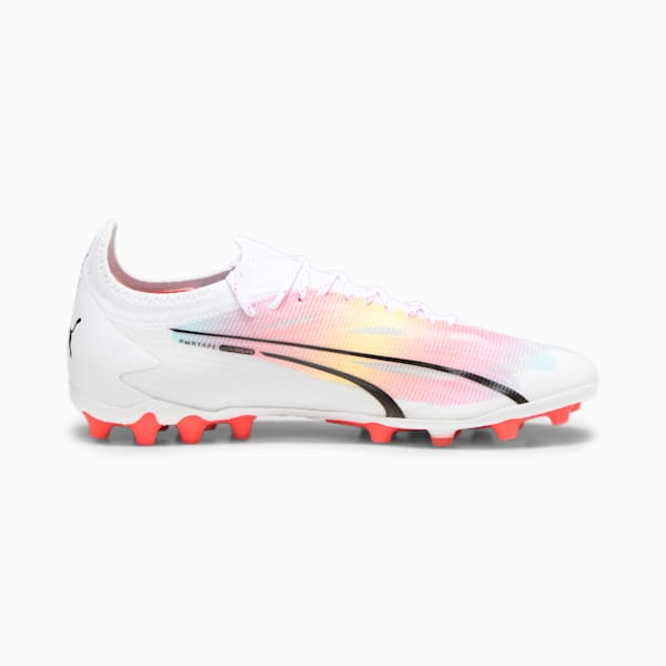 ULTRA ULTIMATE MG Men's Football Boots, PUMA White-PUMA Black-Fire Orchid, extralarge-GBR
