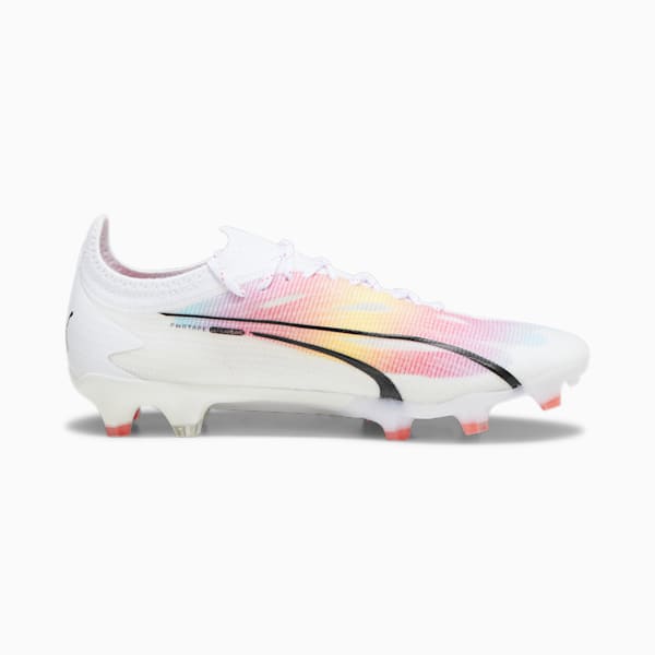 ULTRA ULTIMATE FG/AG Women's Football Boots, PUMA White-PUMA Black-Fire Orchid, extralarge-AUS