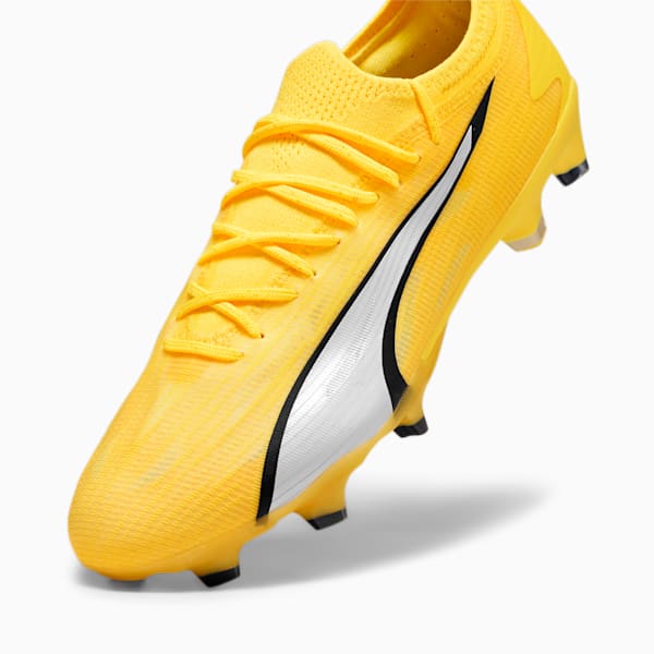 ULTRA ULTIMATE FG/AG Women's Football Boots, Yellow Blaze-PUMA White-PUMA Black, extralarge-GBR