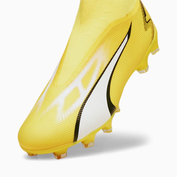 ULTRA MATCH+ LL FG/AG Men's Football Boots, Yellow Blaze-PUMA White-PUMA Black, extralarge-GBR