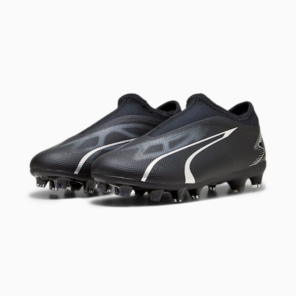 ULTRA MATCH LL FG/AG Youth Football Boots, PUMA Black-Asphalt, extralarge-GBR