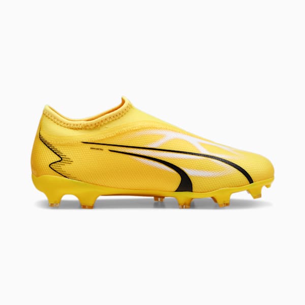 ULTRA MATCH LL FG/AG Youth Football Boots, Yellow Blaze-PUMA White-PUMA Black, extralarge-GBR