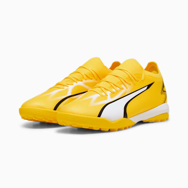 ULTRA MATCH TT Men's Football Boots, Yellow Blaze-PUMA White-PUMA Black, extralarge-AUS