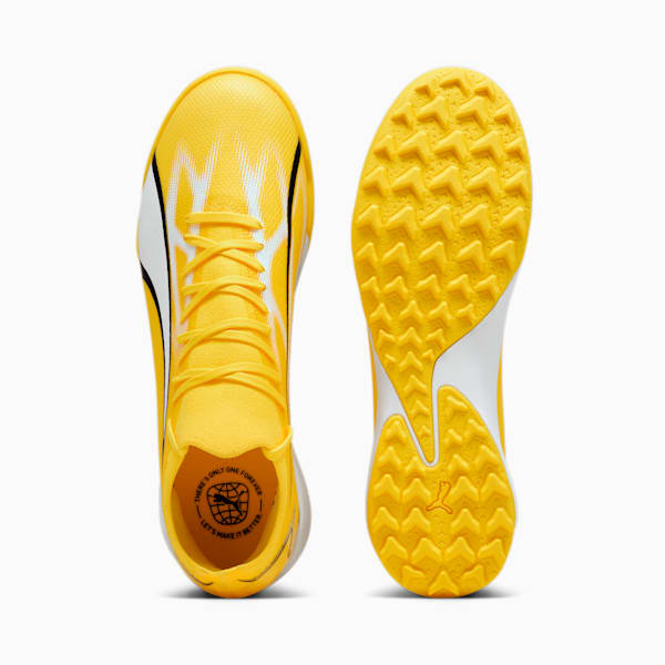 ULTRA MATCH TT Men's Football Boots, Yellow Blaze-PUMA White-PUMA Black, extralarge-AUS