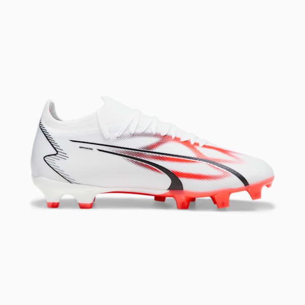 ULTRA MATCH FG/AG Women's Football Boots, PUMA White-PUMA Black-Fire Orchid, extralarge-IND