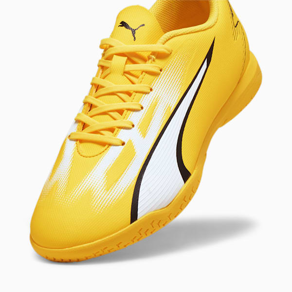 ULTRA PLAY IT Men's Football Boots, Yellow Blaze-PUMA White-PUMA Black, extralarge-AUS