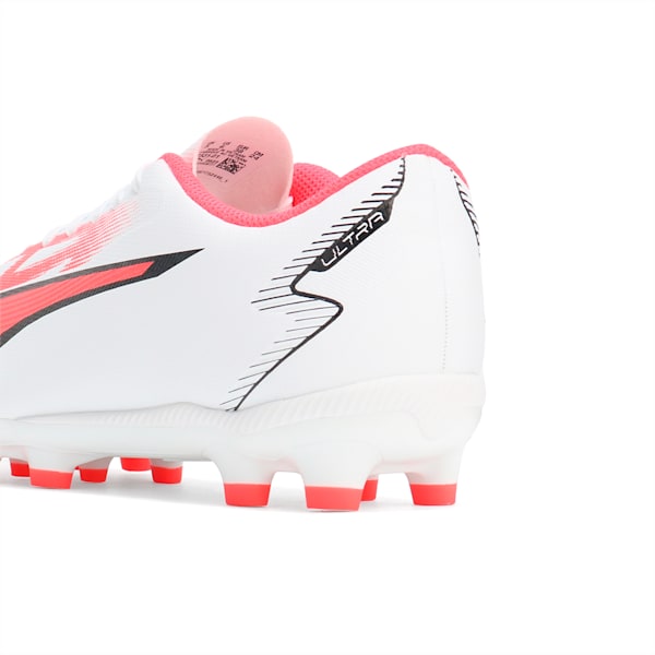 キッズ ウルトラ プレイ HG + MID サッカー スパイク 20-24.5cm, PUMA White-PUMA Black-Fire Orchid, extralarge-JPN