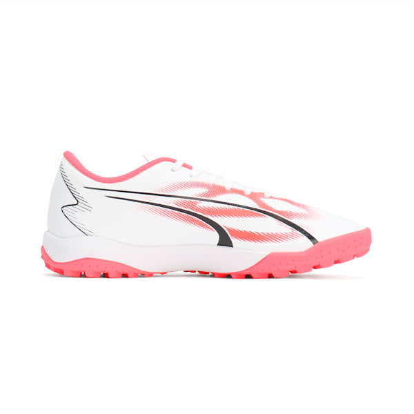 キッズ ウルトラ プレイ TT + MID サッカー トレーニング シューズ 20-24.5cm, PUMA White-PUMA Black-Fire Orchid, extralarge-JPN