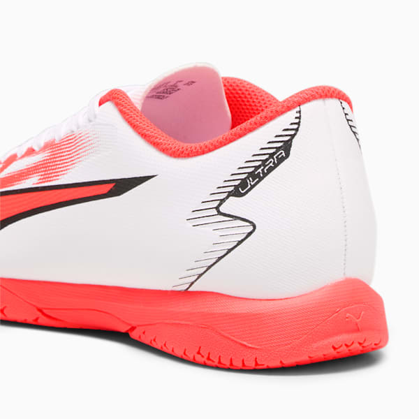ULTRA PLAY IT Youth Football Boots, PUMA White-PUMA Black-Fire Orchid, extralarge-GBR