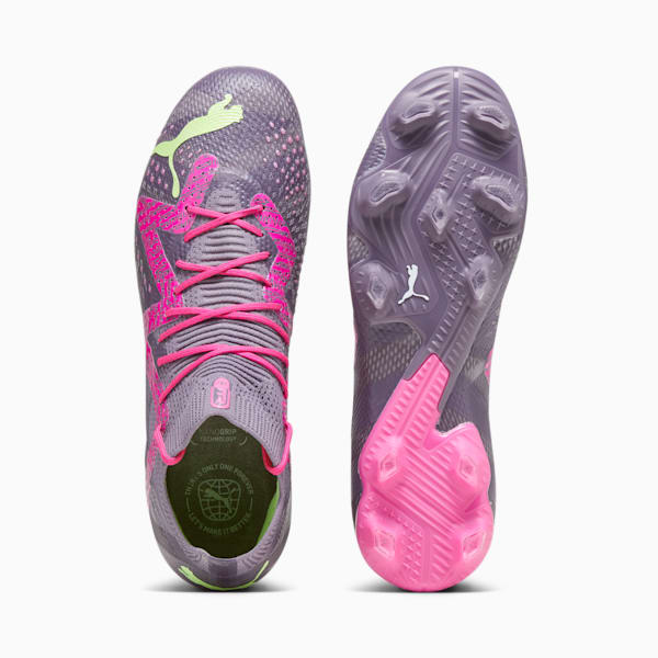 FUTURE ULTIMATE FG/AG Goalkeeper Football Boots, Purple Charcoal-Fast Yellow-Ravish-PUMA White, extralarge-GBR