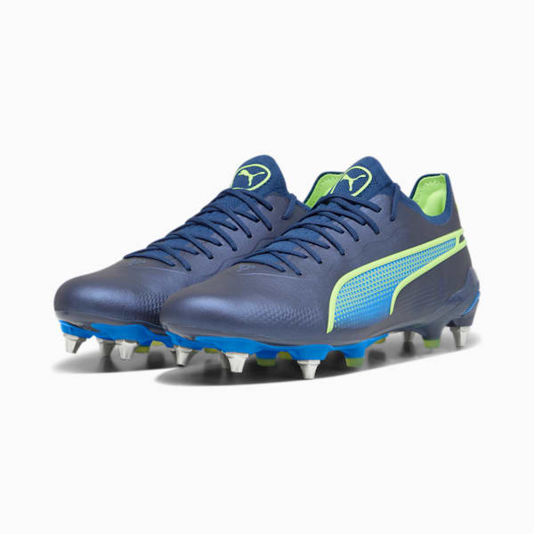 KING ULTIMATE MxSG Football Boots, Persian Blue-Pro Green-Ultra Blue, extralarge-GBR