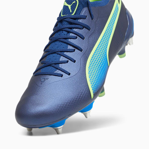 KING ULTIMATE MxSG Football Boots Unisex, Persian Blue-Pro Green-Ultra Blue, extralarge-GBR