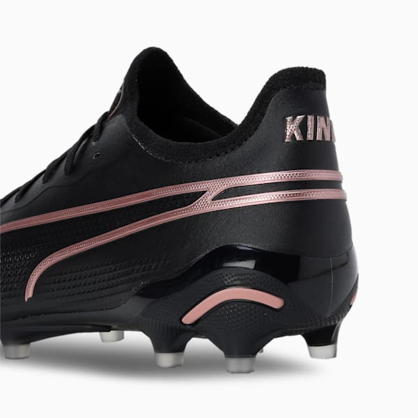 King Ultimate FG/AG Football Boots, PUMA Black-Copper Rose, extralarge-IND