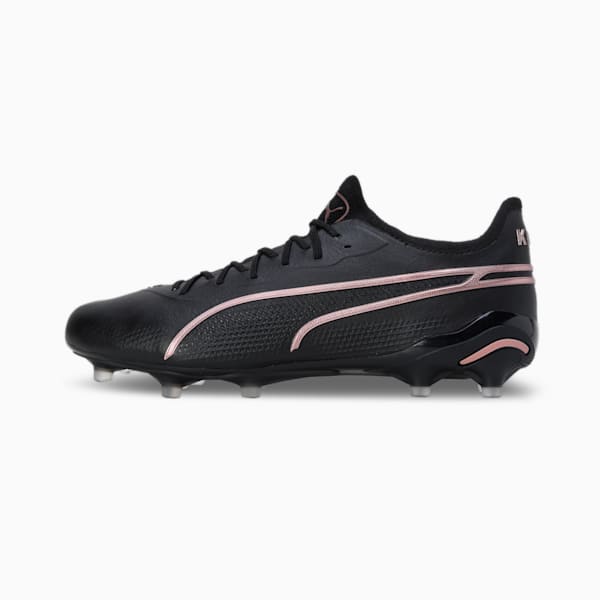 King Ultimate FG/AG Football Boots, PUMA Black-Copper Rose, extralarge-IND