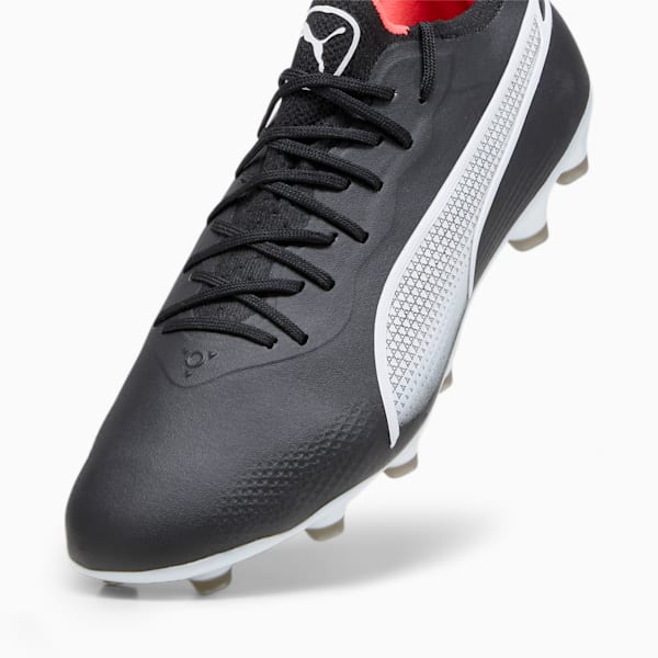 メンズ プーマ キング アルティメット HG/AG サッカー スパイク, PUMA Black-PUMA White-Fire Orchid, extralarge-JPN