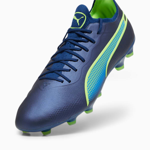 メンズ プーマ キング アルティメット HG/AG サッカー スパイク, Persian Blue-Pro Green-Ultra Blue, extralarge-JPN