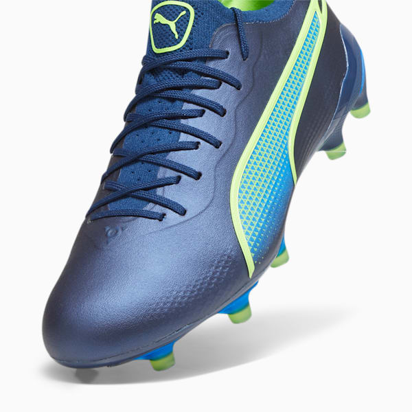 KING ULTIMATE FG/AG Women's Football Boots, Persian Blue-Pro Green-Ultra Blue, extralarge-GBR