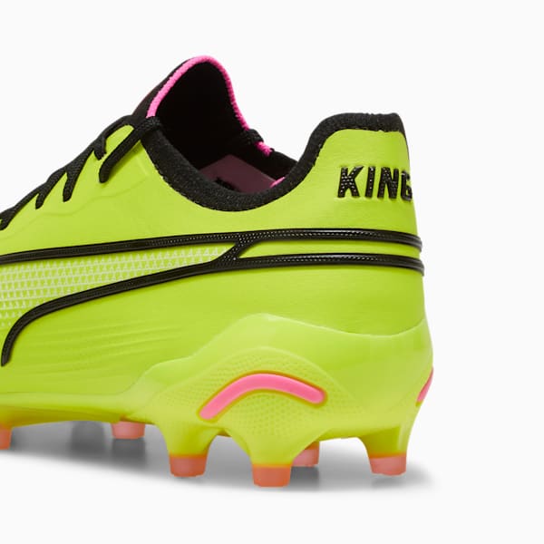 ウィメンズ プーマ キング アルティメット FG/AG サッカースパイク, Electric Lime-PUMA Black-Poison Pink, extralarge-JPN