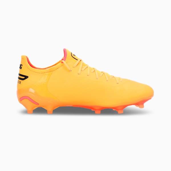 KING ULTIMATE FG/AG Women's Football Boots, Sun Stream-PUMA Black-Sunset Glow, extralarge-IND