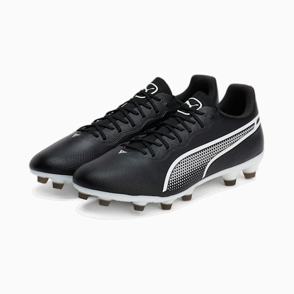 メンズ プーマ キング プロ HG サッカー スパイク, PUMA Black-PUMA White, extralarge-JPN