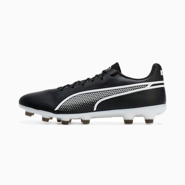 メンズ プーマ キング プロ HG サッカー スパイク, PUMA Black-PUMA White, extralarge-JPN