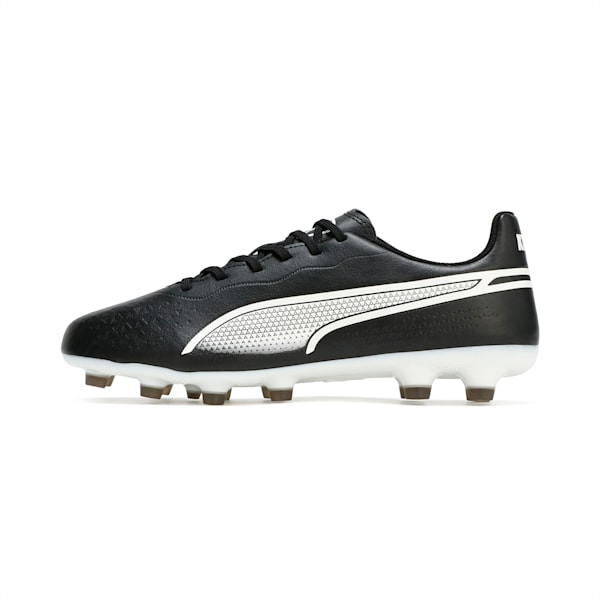 メンズ プーマ キング マッチ HG サッカー スパイク, PUMA Black-PUMA White, extralarge-JPN