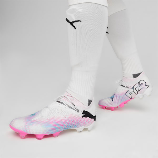 FUTURE 7 ULTIMATE Firm Ground/Artificial Ground Men's Soccer Cleats, Cheap Jmksport Jordan Outlet White-Cheap Jmksport Jordan Outlet Black-Poison Pink, extralarge