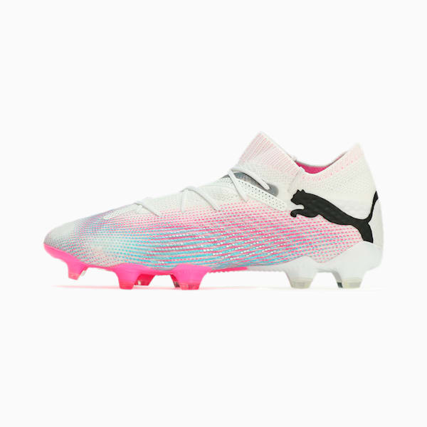 メンズ フューチャー 7 アルティメット FG/AG サッカースパイク, PUMA White-PUMA Black-Poison Pink, extralarge-JPN