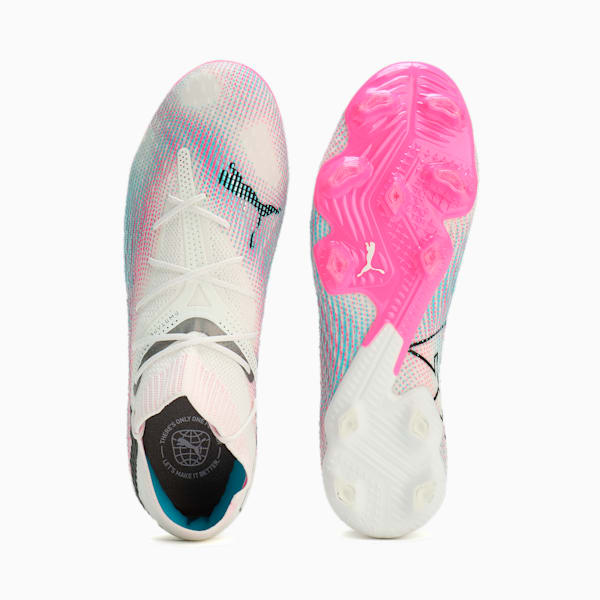 メンズ フューチャー 7 アルティメット FG/AG サッカースパイク, PUMA White-PUMA Black-Poison Pink, extralarge-JPN