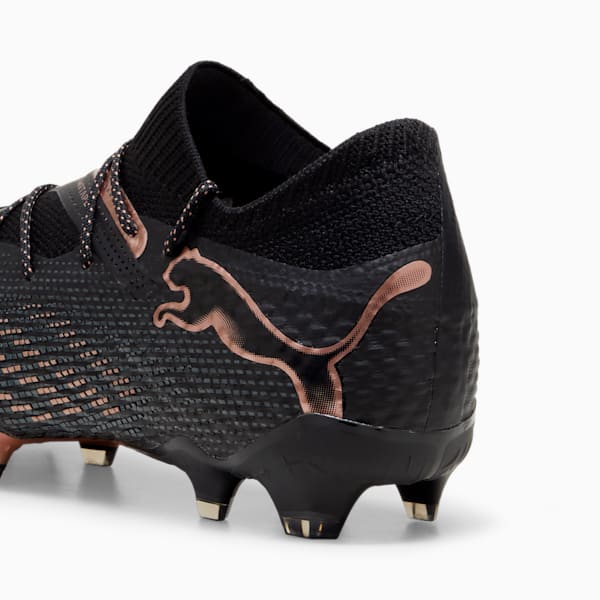 FUTURE 7 ULTIMATE Firm Ground/Artificial Ground Men's Soccer Cleats, PUMA Black-Copper Rose, extralarge