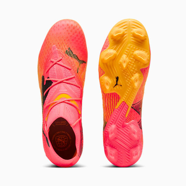 Tacos de fútbol para hombre FUTURE 7 ULTIMATE FG/AG, Sunset Glow-PUMA Black-Sun Stream, extralarge