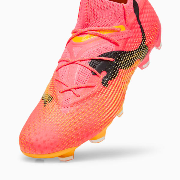 Chaussures de soccer FUTURE 7 ULTIMATE FG/AG Homme, Sunset Glow-PUMA Black-Sun Stream, extralarge