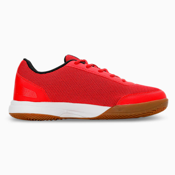 Ad-Court Indoor Sports Shoes, High Risk Red-PUMA Black-PUMA White, extralarge-IND