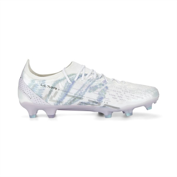 ULTRA ULTIMATE Brilliance FG/AG Football Boots, PUMA White-PUMA Black-Spring Lavender-Minty Burst