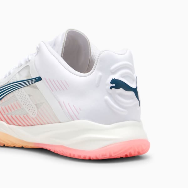 Tenis de deportes de interiores para mujer Accelerate NITRO™ SQD, PUMA White-Ocean Tropic-Passionfruit-Fizzy Melon, extralarge