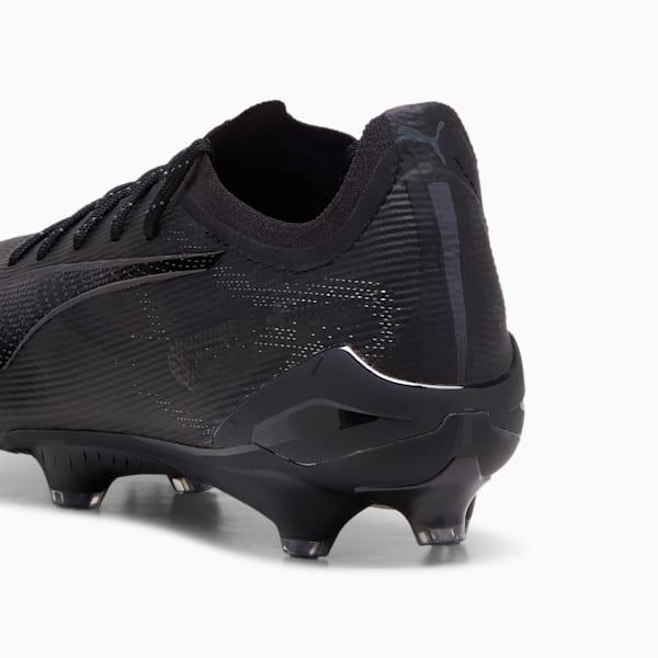 ULTRA 5 ULTIMATE Firm Ground Men's Soccer Cleats, PUMA Black-PUMA Silver-Shadow Gray, extralarge