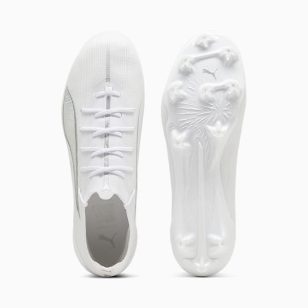 Tacos de futbol ULTRA 5 ULTIMATE FG, PUMA White-PUMA White, extralarge
