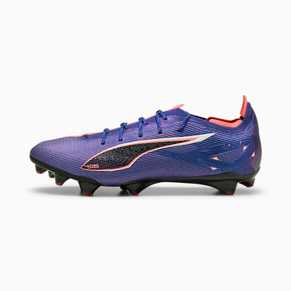 ULTRA 5 CARBON FG Football Boots Unisex, Lapis Lazuli-PUMA White-Sunset Glow, extralarge