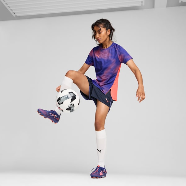Tacos de fútbol ULTRA 5 PRO FG/AG, Lapis Lazuli-PUMA White-Sunset Glow, extralarge