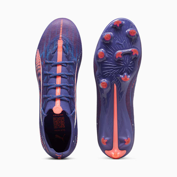 Tacos de fútbol ULTRA 5 PRO FG/AG, Lapis Lazuli-PUMA White-Sunset Glow, extralarge