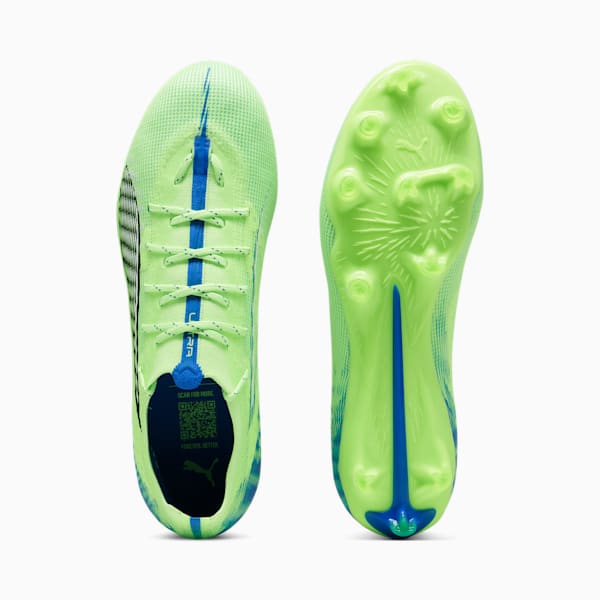 ULTRA 5 PRO Firm Ground/Artifical Ground Men's Soccer Cleats, Fizzy Apple-PUMA White-Bluemazing, extralarge