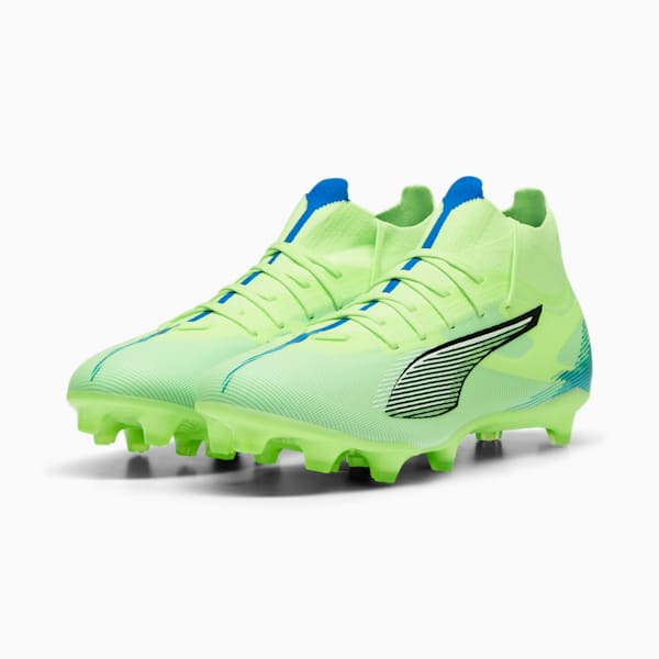 ULTRA 5 MATCH+ FG/AG Football Boots, Fizzy Apple-PUMA White-Bluemazing, extralarge-IND