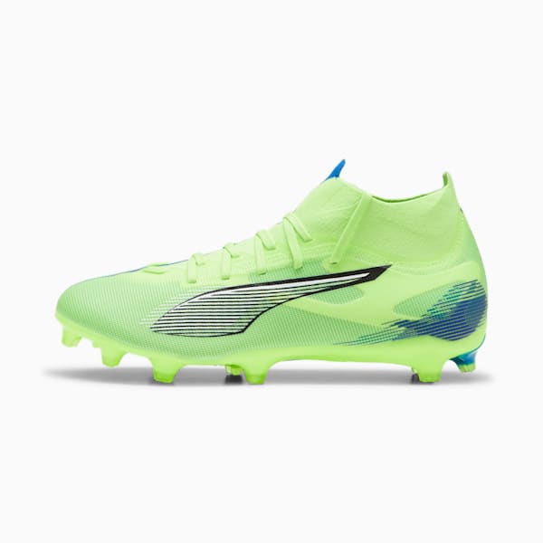 ULTRA 5 MATCH+ FG/AG Football Boots, Fizzy Apple-PUMA White-Bluemazing, extralarge-IND