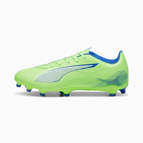 ULTRA 5 PLAY Firm Ground/Artificial Ground Men's Soccer Cleats, Fizzy Apple-PUMA White-Bluemazing, extralarge