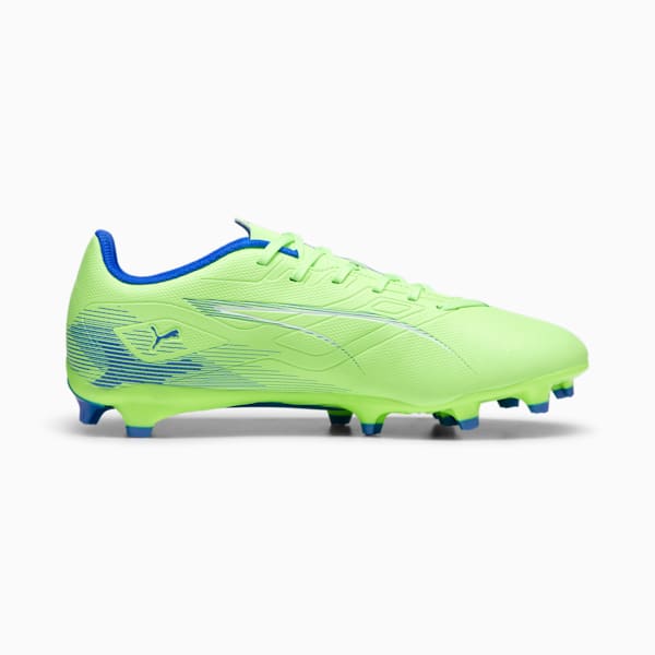 ULTRA 5 PLAY Firm Ground/Artificial Ground Men's Soccer Cleats, Fizzy Apple-PUMA White-Bluemazing, extralarge