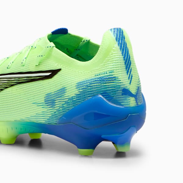 ULTRA 5 ULTIMATE Firm Ground Women's Soccer Cleats, Fizzy Apple-PUMA White-Bluemazing, extralarge