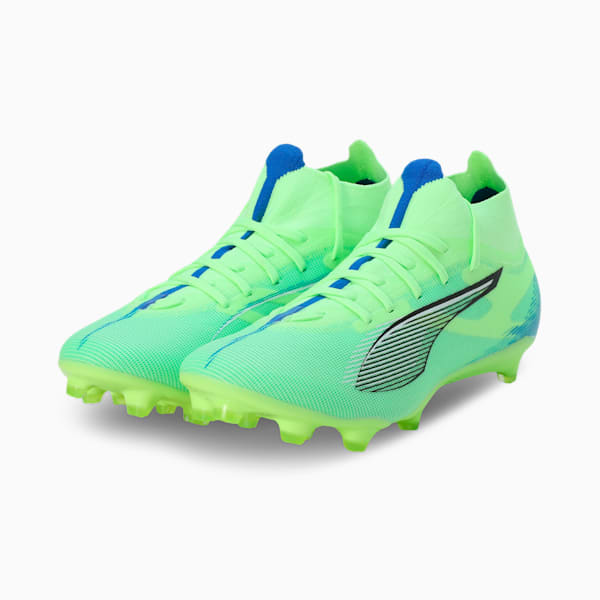 ULTRA 5 MATCH+ FG/AG Women's Football Boots, Fizzy Apple-PUMA White-Bluemazing, extralarge-IND