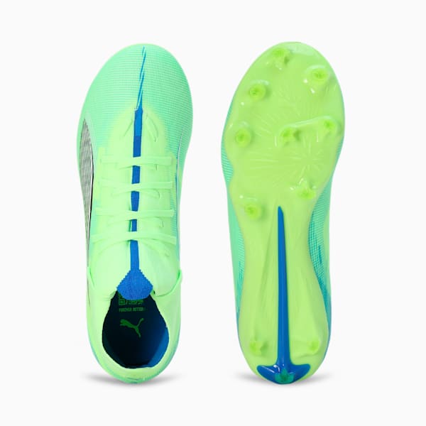 ULTRA 5 MATCH+ FG/AG Women's Football Boots, Fizzy Apple-PUMA White-Bluemazing, extralarge-IND